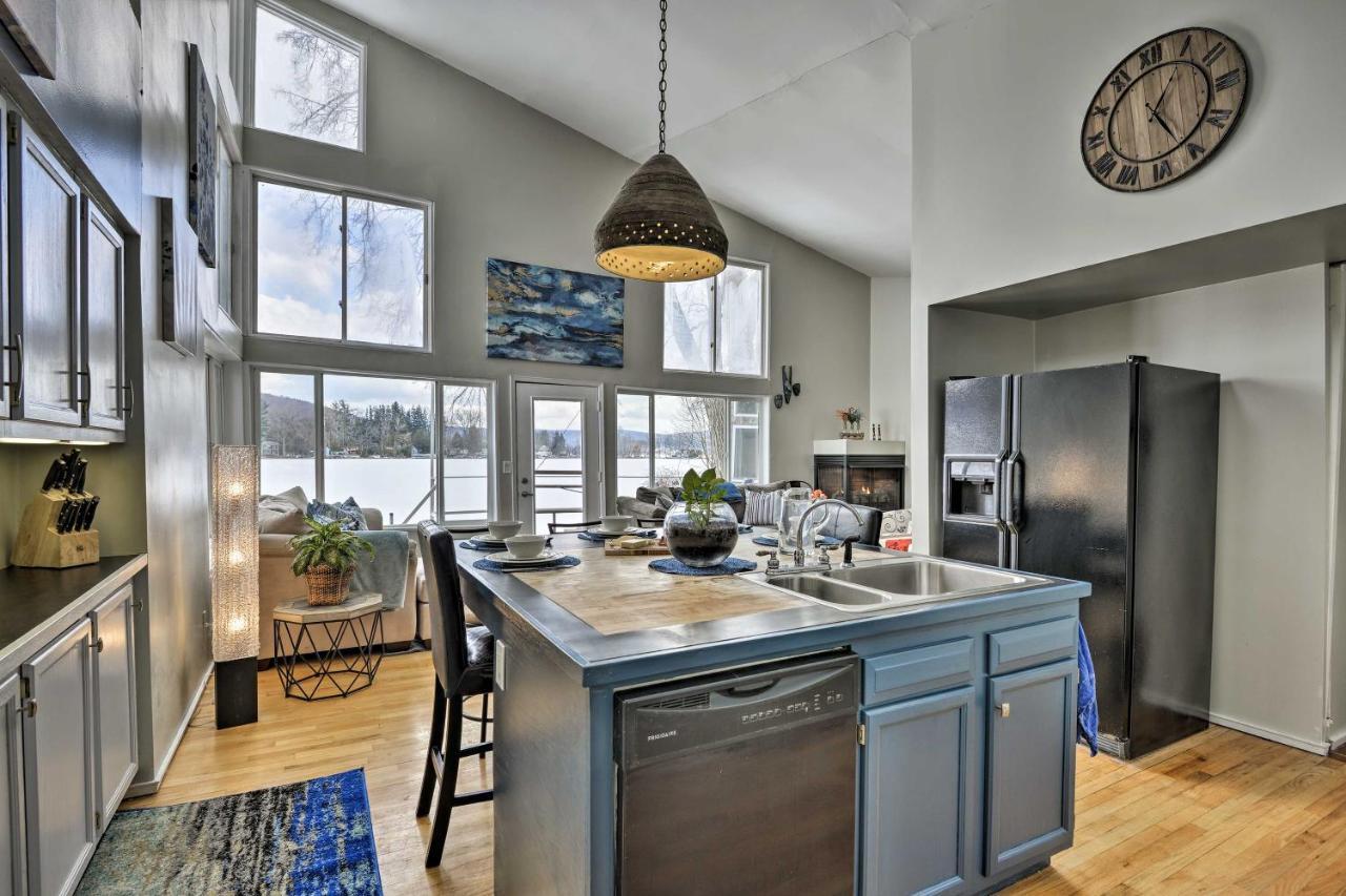 Waterfront Deruyter Home With Private Dock! New Woodstock Extérieur photo