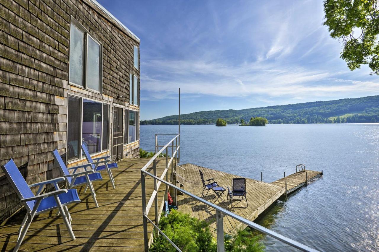 Waterfront Deruyter Home With Private Dock! New Woodstock Extérieur photo