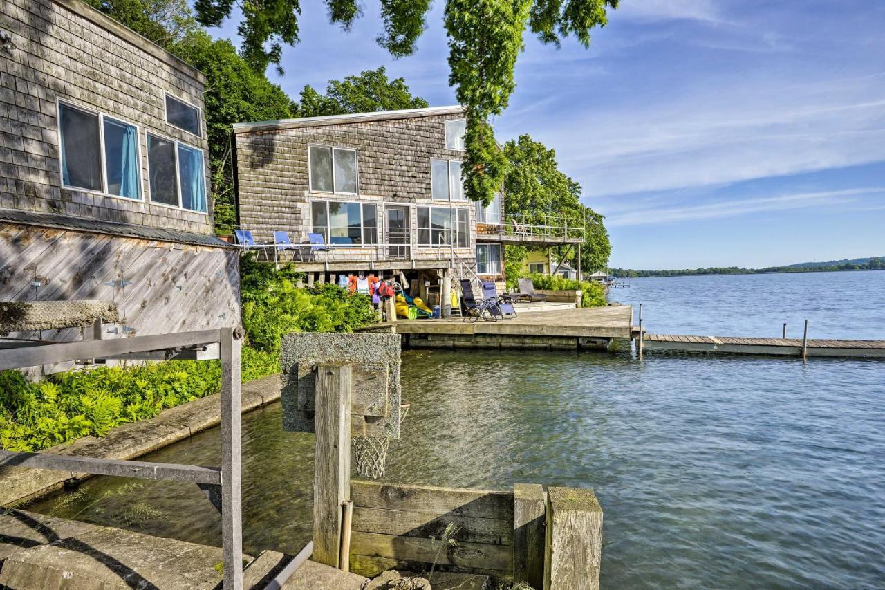 Waterfront Deruyter Home With Private Dock! New Woodstock Extérieur photo