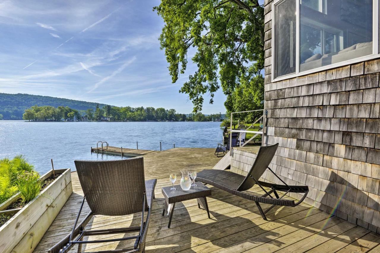 Waterfront Deruyter Home With Private Dock! New Woodstock Extérieur photo