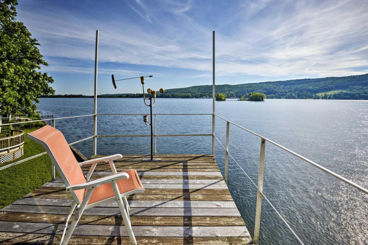 Waterfront Deruyter Home With Private Dock! New Woodstock Extérieur photo