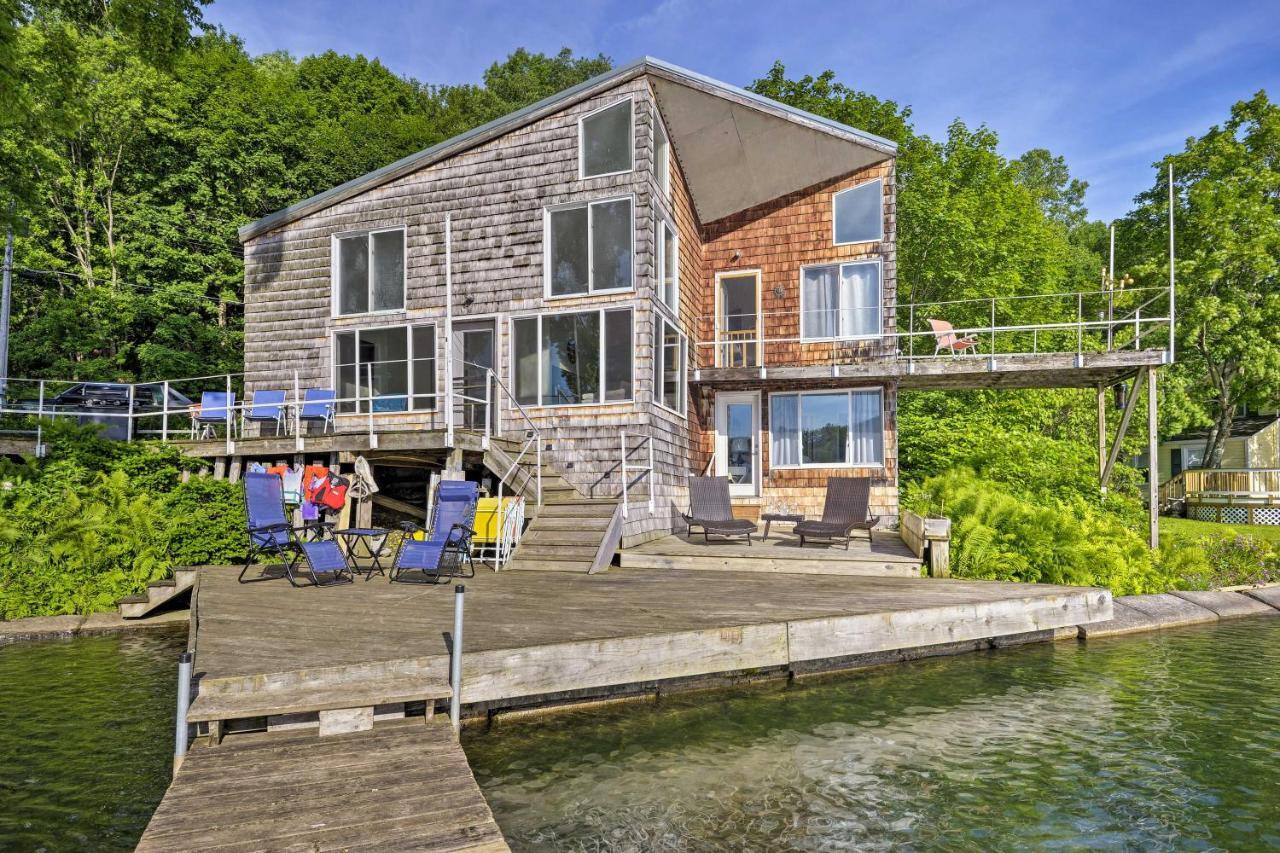 Waterfront Deruyter Home With Private Dock! New Woodstock Extérieur photo